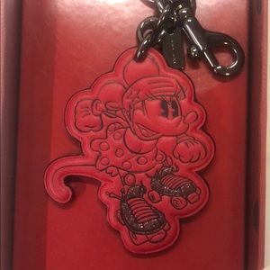 Coach x Disney Minnie Mouse keychain